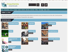 Tablet Screenshot of importancia.org
