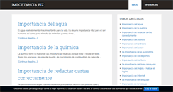 Desktop Screenshot of importancia.biz